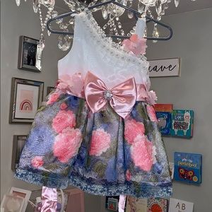 Fancy floral baby girl dress